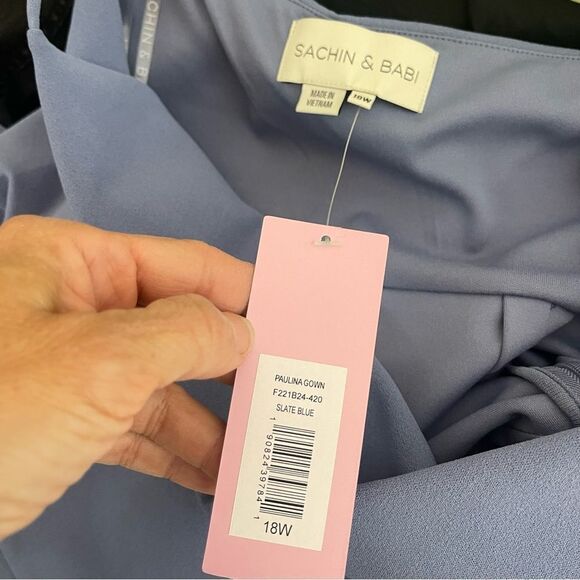 Sachin & Babi Paulina dress in Slate Blue NWT - Picture 6 of 6